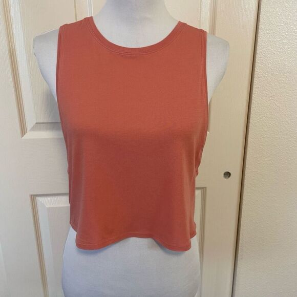 Lululemon Cut Back Crop Tank Rustic Coral size 4 - Picture 13 of 13